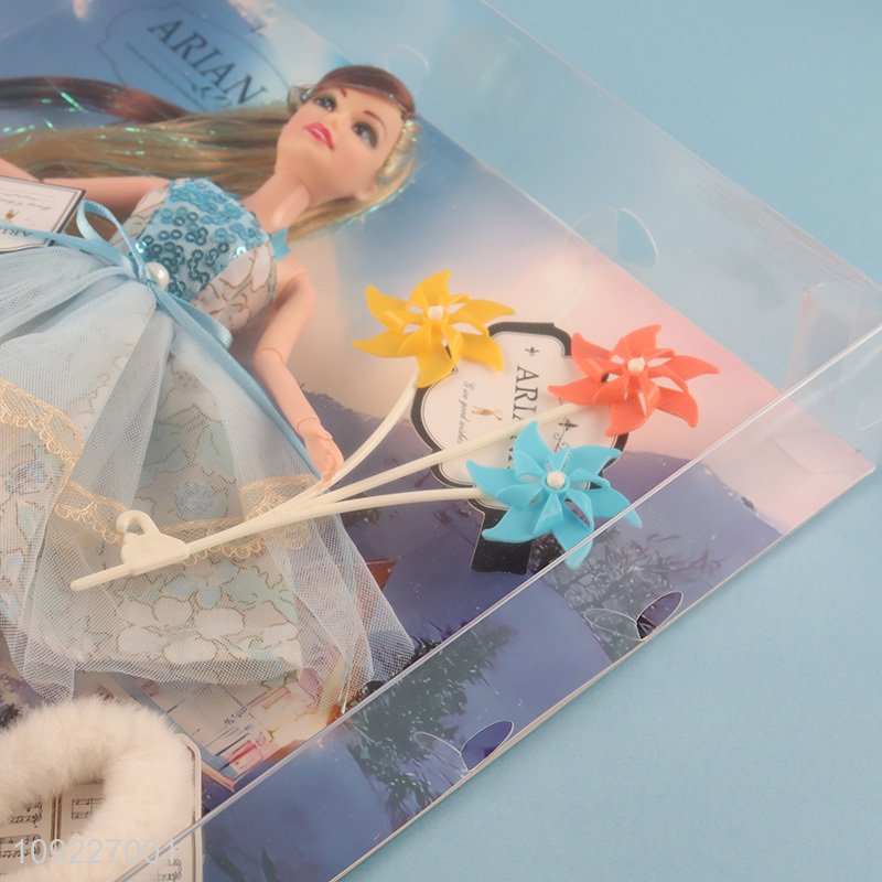 Best selling 11inch kids girls fashion doll princess dress doll toys