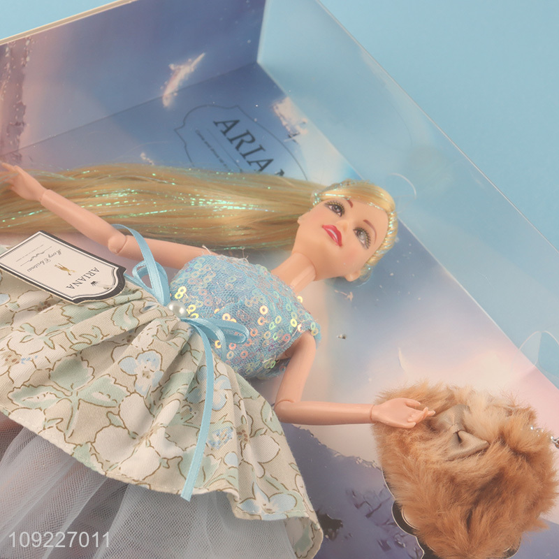 Online wholesale fashion princess doll beauty dress doll toys for girls