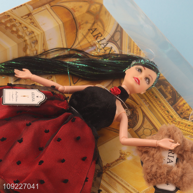 Most popular fashion 11inch kids girls beauty dress doll toys