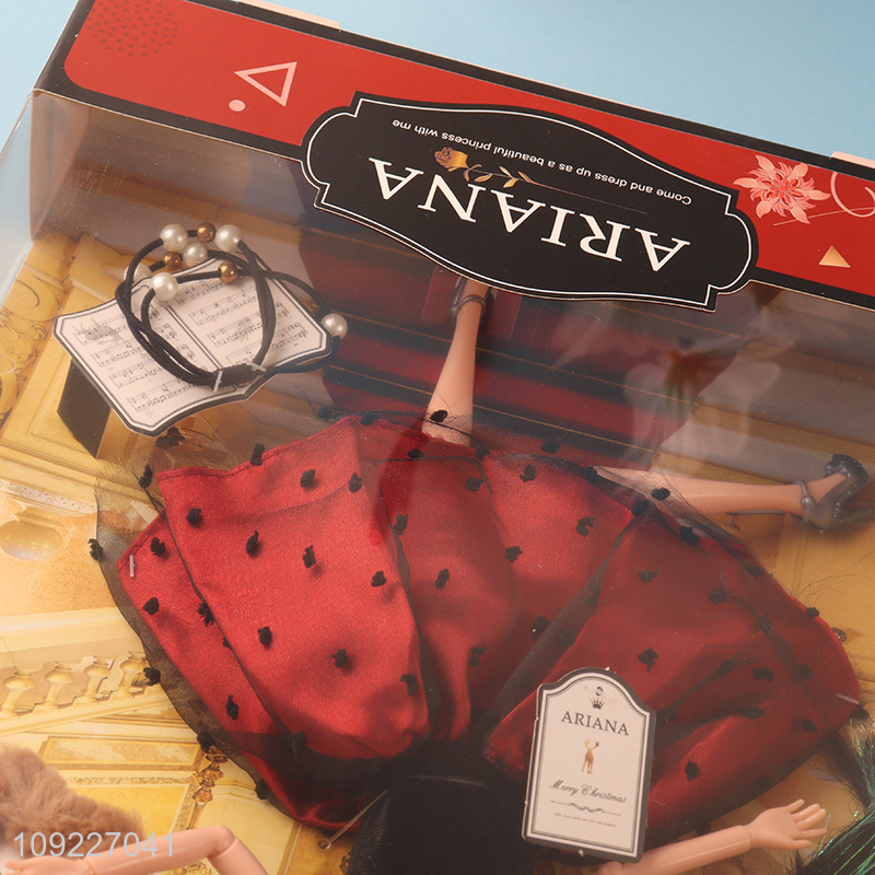 Most popular fashion 11inch kids girls beauty dress doll toys