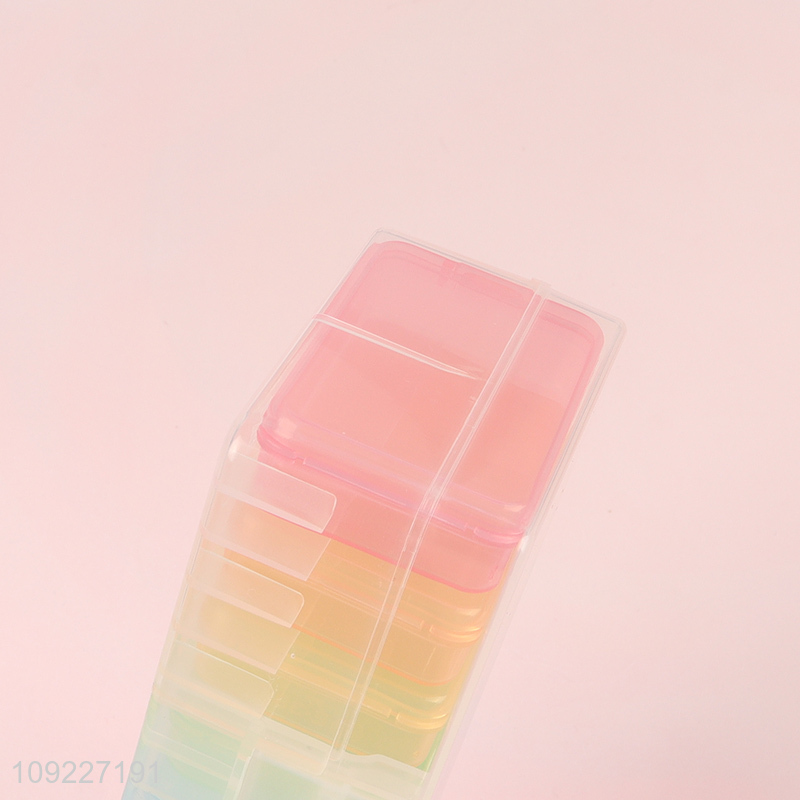 Hot Selling 7-Day Pill Organizer Box Daily Pill Case Medicine Box