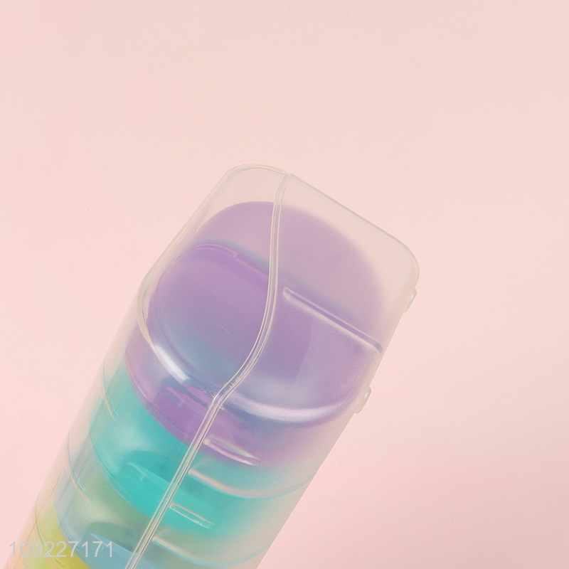 Good Quality 7-Day Pill Organizer Box 2 Times A Day Travel Pill Box