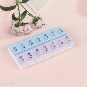 New Product Weekly Pill Organizer 2 Times A Day Travel Pill Organizer