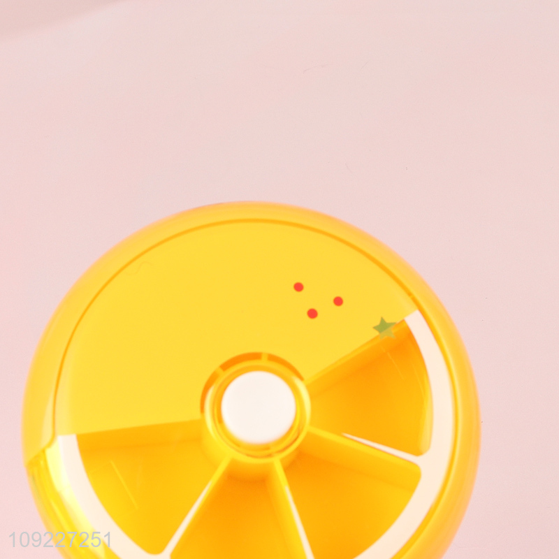 Wholesale Mini 7-Day Pill Case Cute Fruit Style Travel Pill Organizer