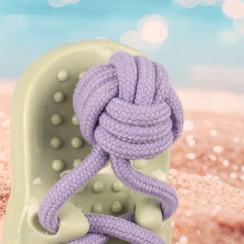 High Quality Dog Rope Toys Slipper Shaped Chew Toys for Puppies