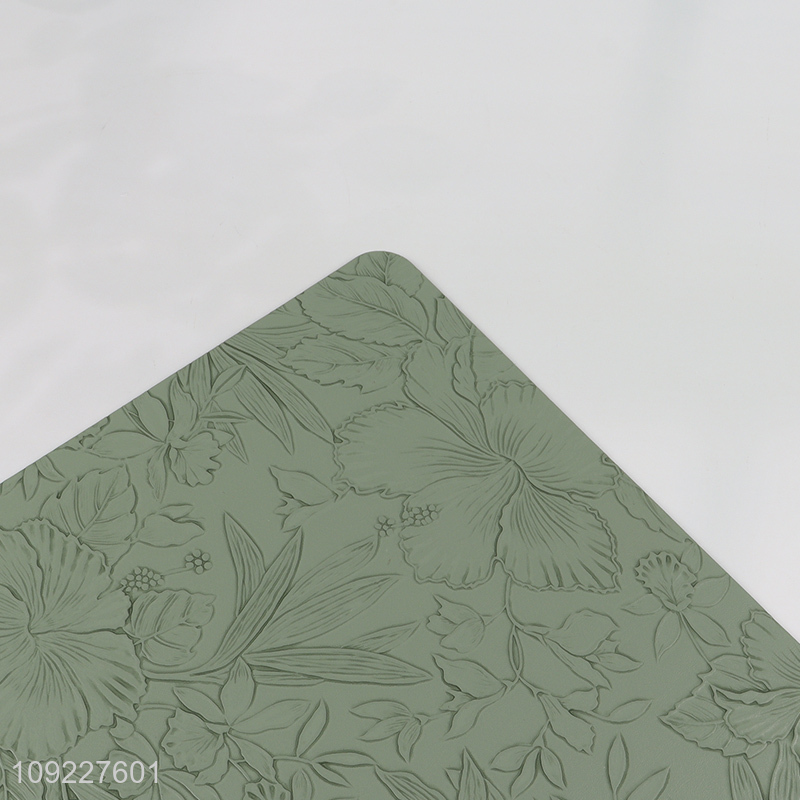 Online Wholesale Artificial Leather Placemats Non-Slip Heat Resistant Table Mats