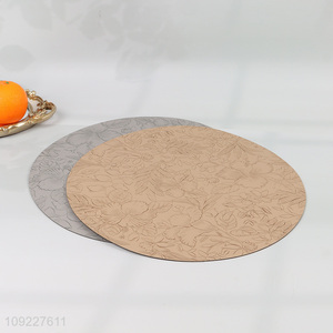 Good Quality Faux Leather Placemats Heat Resistant Dining Table Place Mats