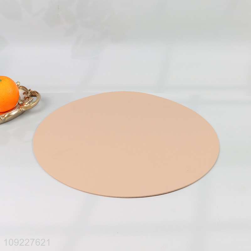 New Arrival Artificial Leather Placemats Waterproof Faux Leather Place Mats