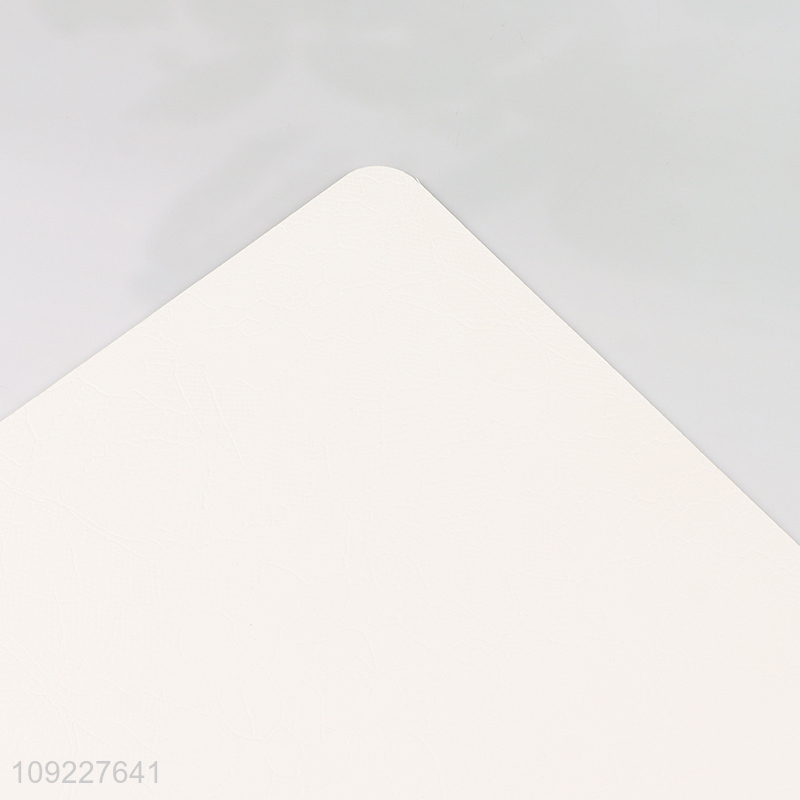 High Quality Heat Resistant Faux Leather Placemats for Kitchen & Dining Table