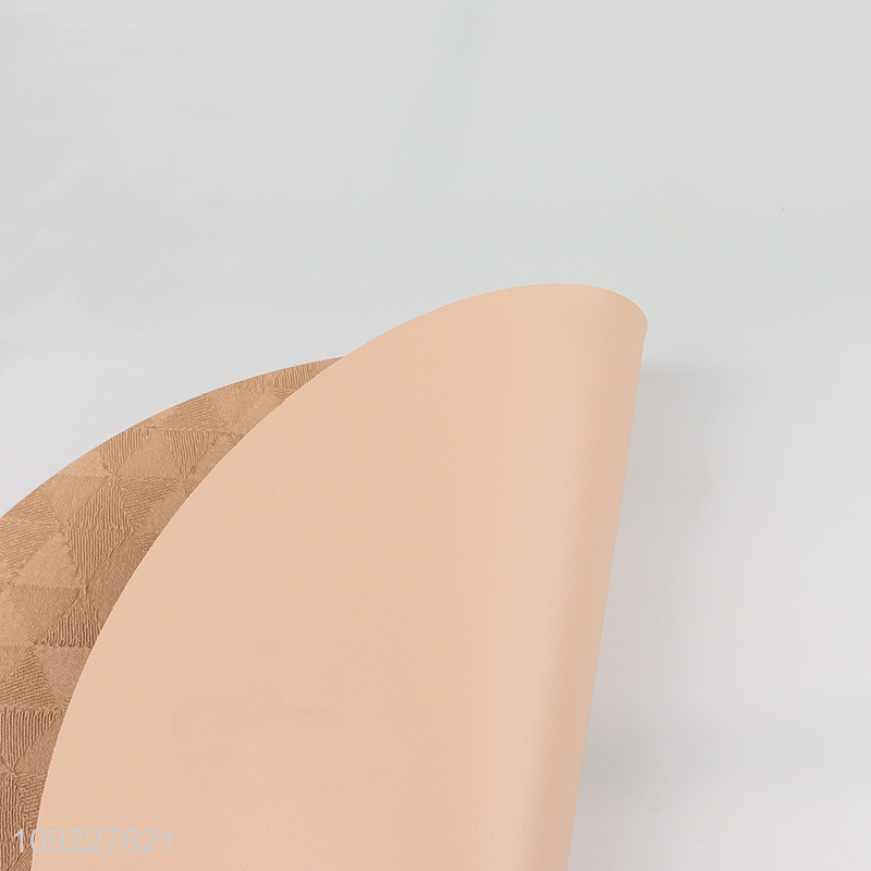 New Arrival Artificial Leather Placemats Waterproof Faux Leather Place Mats