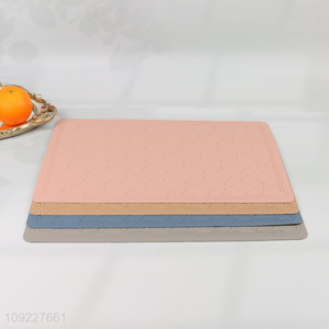 Factory Price Artificial Leather Place Mats Anti-Slip Waterproof Place Mats