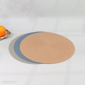 Factory Supply Artificial Leather Placemats Durable Artificial Leather Table Mats
