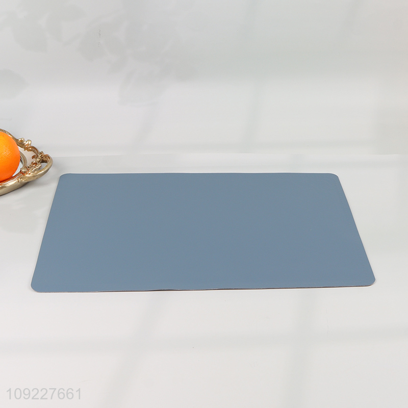 Factory Price Artificial Leather Place Mats Anti-Slip Waterproof Place Mats