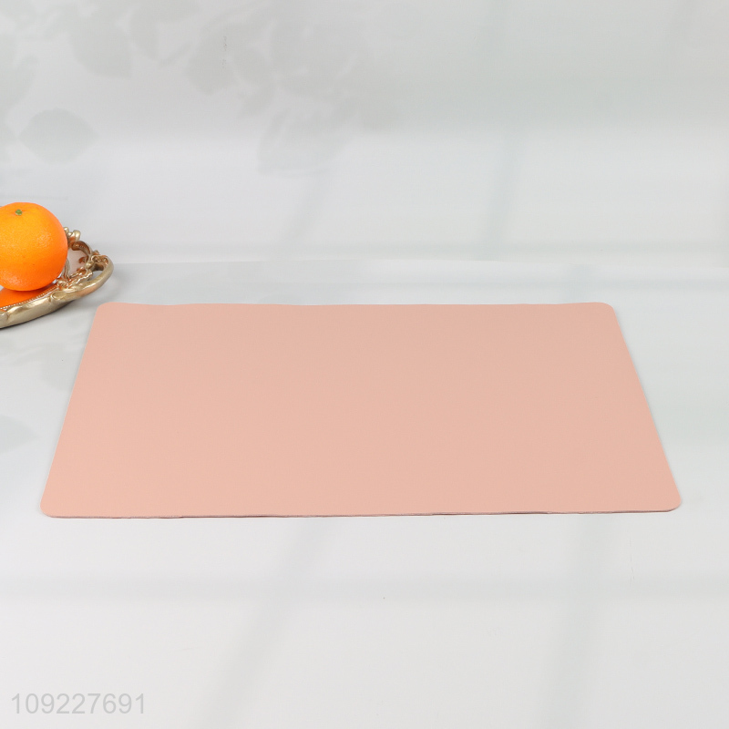 Online Wholesale Faux Leather Place Mats Waterproof Oilproof Table Place Mats