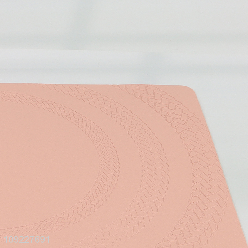 Online Wholesale Faux Leather Place Mats Waterproof Oilproof Table Place Mats