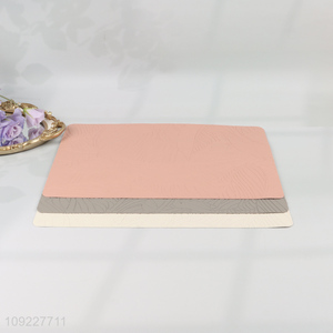 New Arrival Faux Leather Placemats Heat Resistant Dining Table Place Mats
