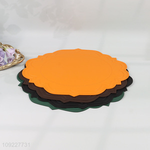 High Quality Faux Leather Placemats Heat Resistant Placemats for Kitchen Table