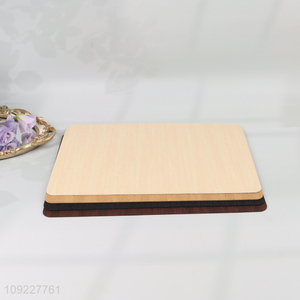 China Imports Artificial Leather Place Mats Anti-Slip Waterproof Place Mats