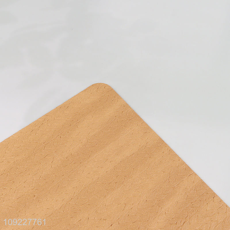 China Imports Artificial Leather Place Mats Anti-Slip Waterproof Place Mats