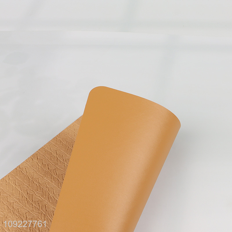 China Imports Artificial Leather Place Mats Anti-Slip Waterproof Place Mats