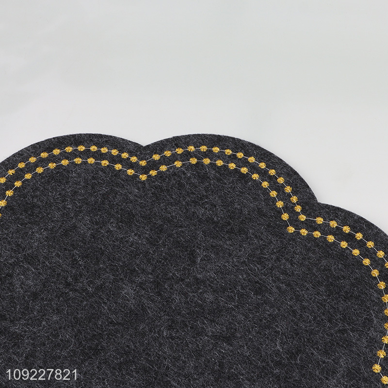 High Quality Felt Place Mats Heat Resistant Washable Table Place Mats