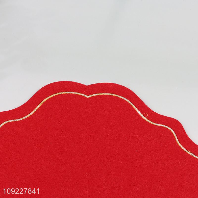 Factory Price Felt Place Mats Anti-Slip Washable Placemats for Table Decor