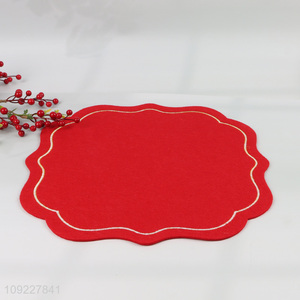 Factory Price Felt Place Mats Anti-Slip Washable Placemats for Table Decor