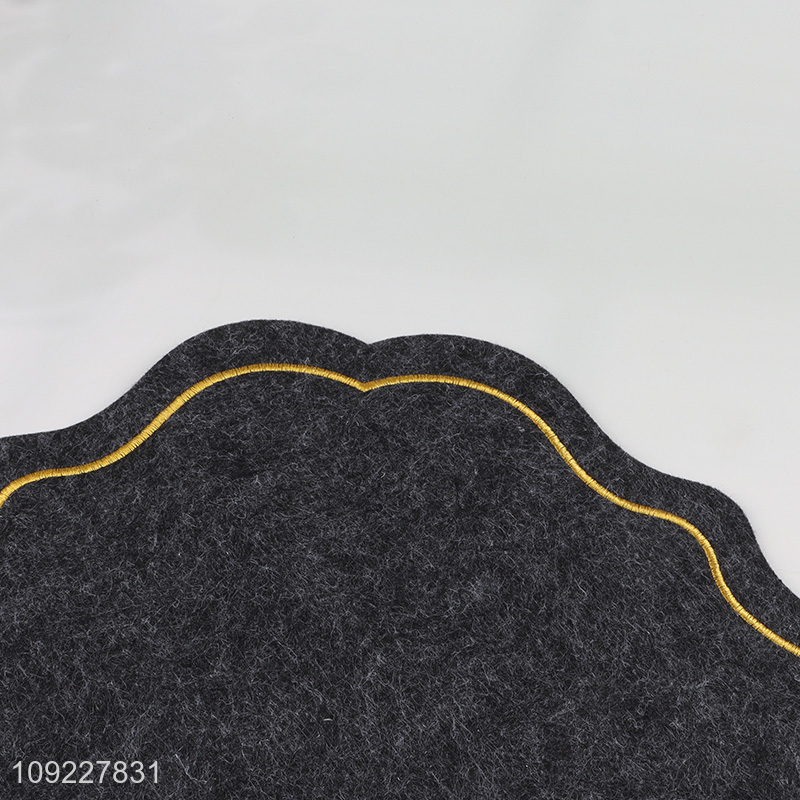 New Product Felt Place Mats Durable Non-Slip Dining Table Placemats
