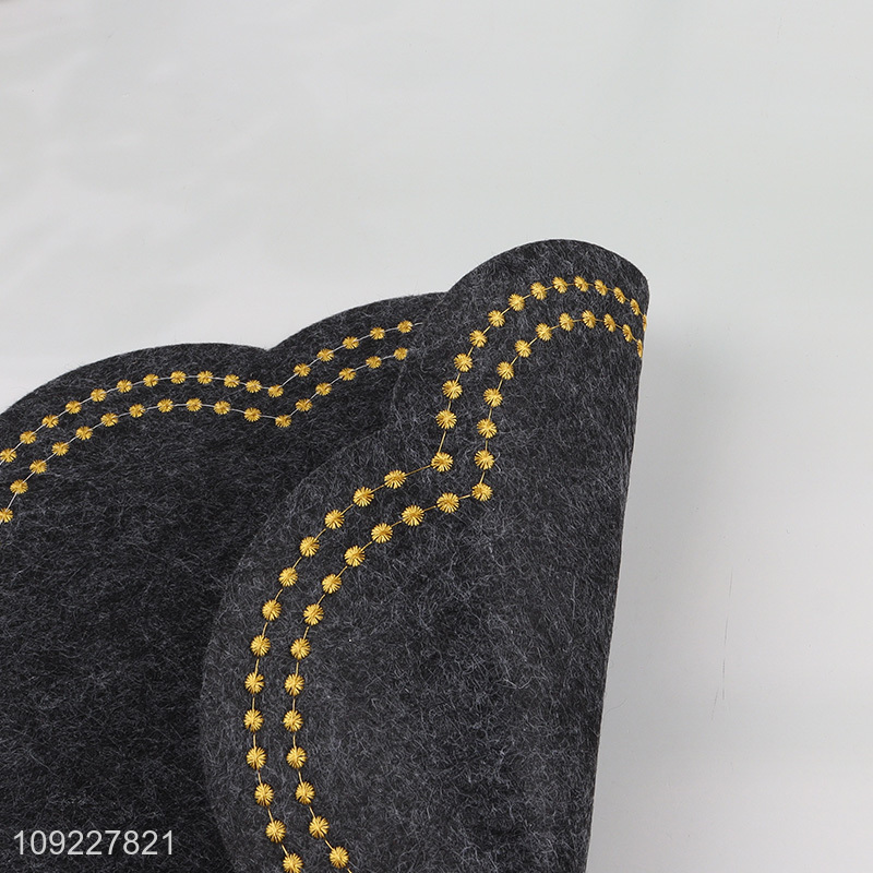 High Quality Felt Place Mats Heat Resistant Washable Table Place Mats