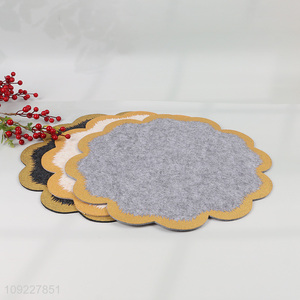Popular Product Felt Placemats Non-Slip Table Mats for Dining Table Decor
