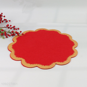 Factory Supply Felt Placemats Anti-Slip Heat Resistant Table Place Mats