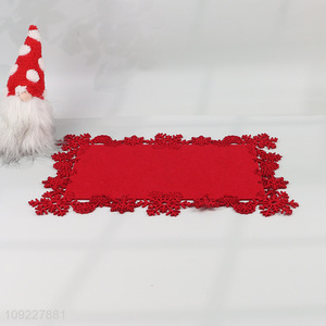Good Quality Snowflake Placemats Christmas Felt Placemats Xmas Table Mats