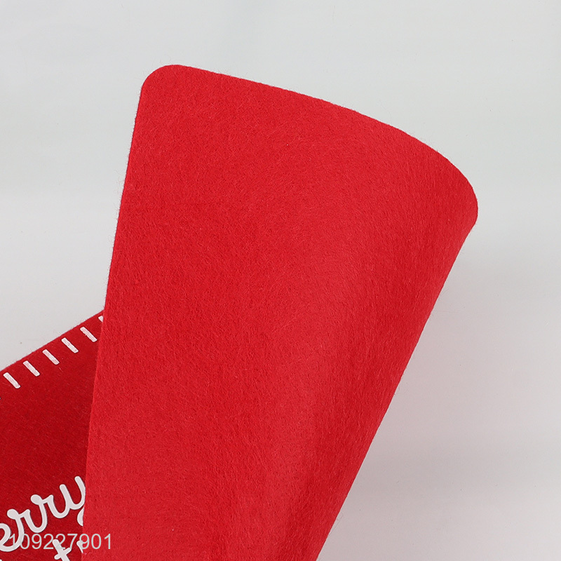 Hot Selling Christmas Felt Place Mats Heat Resistant Washable Table Place Mats