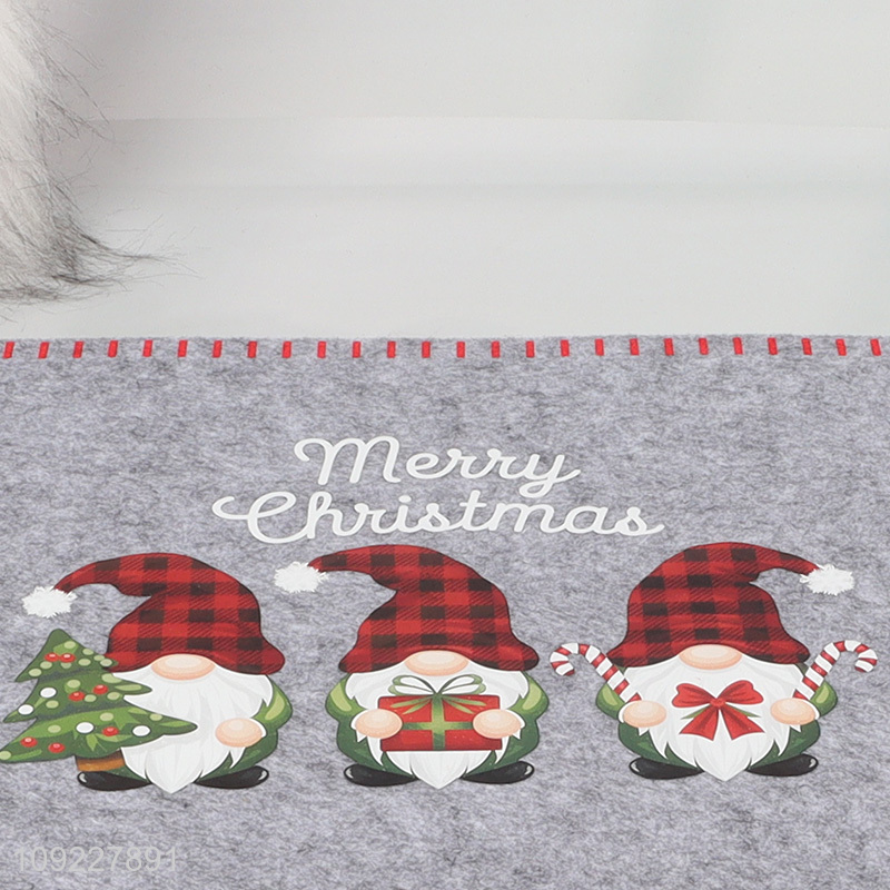 New Arrival Christmas Felt Placemats Heat Resistant Non-Slip Felt Table Place Mats