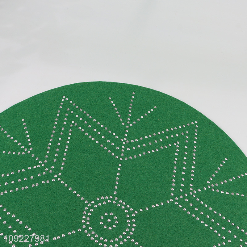 Wholesale Felt Place Mats Non-Slip Heat Resistant Washable Table Place Mats