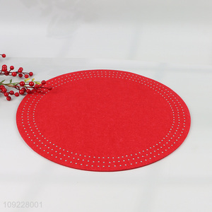 High Quality Felt Place Mats Anti-Slip Washable Placemats for Table Decor