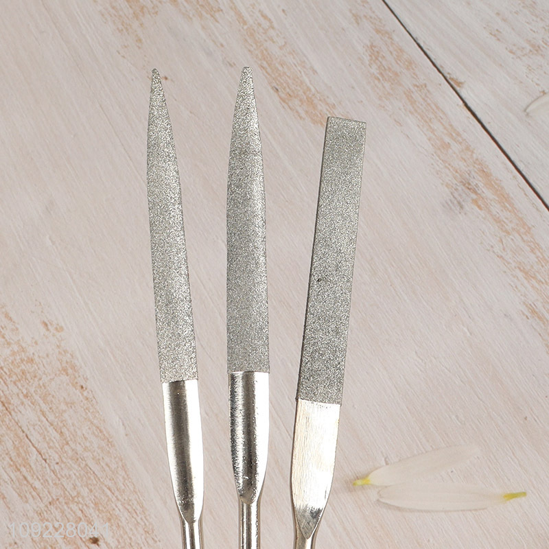 Good Quality 10-Piece Diamond Needle Filet Set Carbon Steel File Set