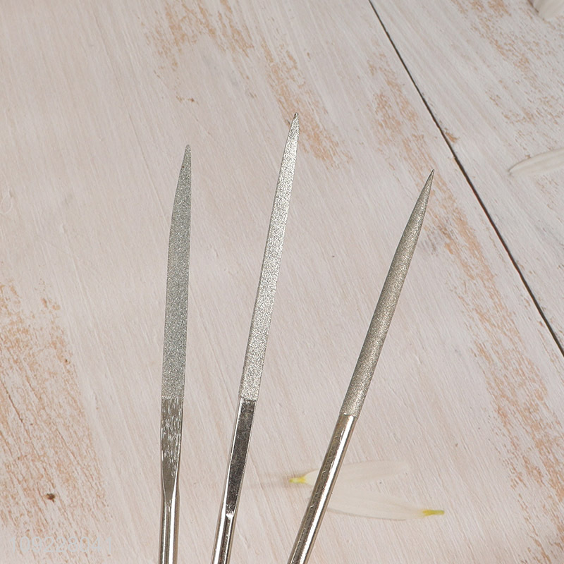 Good Quality 10-Piece Diamond Needle Filet Set Carbon Steel File Set