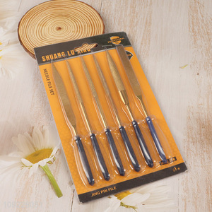 New Product 6-Piece Diamond Needle Filet Set for Wood Metal Plastic