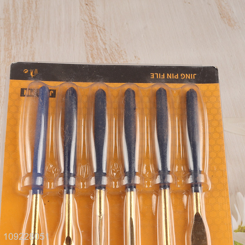 New Product 6-Piece Diamond Needle Filet Set for Wood Metal Plastic