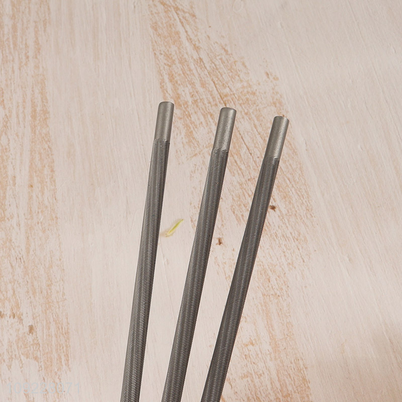 High Quality 3-Piece Round Chainsaw File Set Chainsaw Sharpening Tools