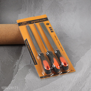 High Quality 3-Piece Metal Hand Rasp Set Carbon Steel Hand File Set