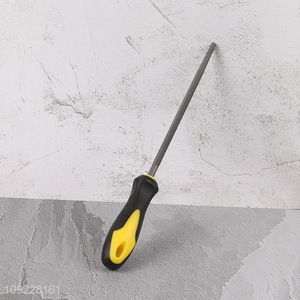 Low Price Round Carbon Steel Hand File with Comfort Grip Handle