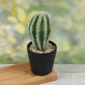 Online Wholesale Small Artificial Potted Cactus Plants for Indoor Outdoor Decor