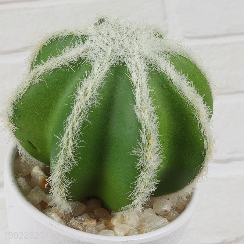New Product Fake Cactus Plants Artitificial Potted Plants for Garden Decor