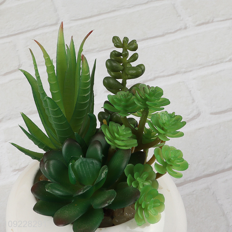 New Arrival Small Fake Succulent Plants Artificial Potted Plants Faux Plants