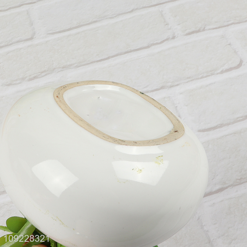 New Product Small Artificial Potted Succulent Plants for Indoor Outdoor Decor