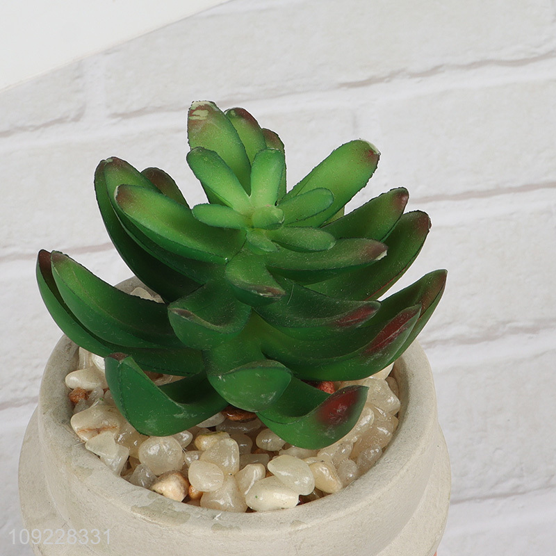 Factory Price Fake Succulent Plants Artitificial Potted Plants for Garden Decor