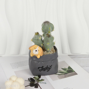 High Quality Small Artificial Potted Plants Fake Plants for Farmhouse Decor