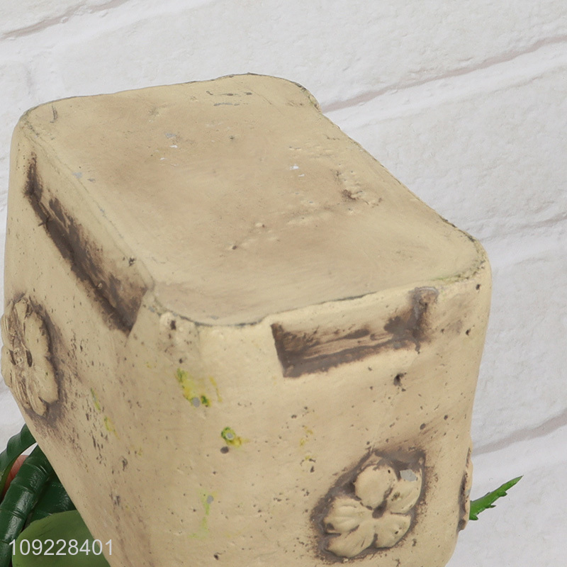 Online Wholesale Artificial Potted Succulent Plants Faux Plants for Indoor Decor